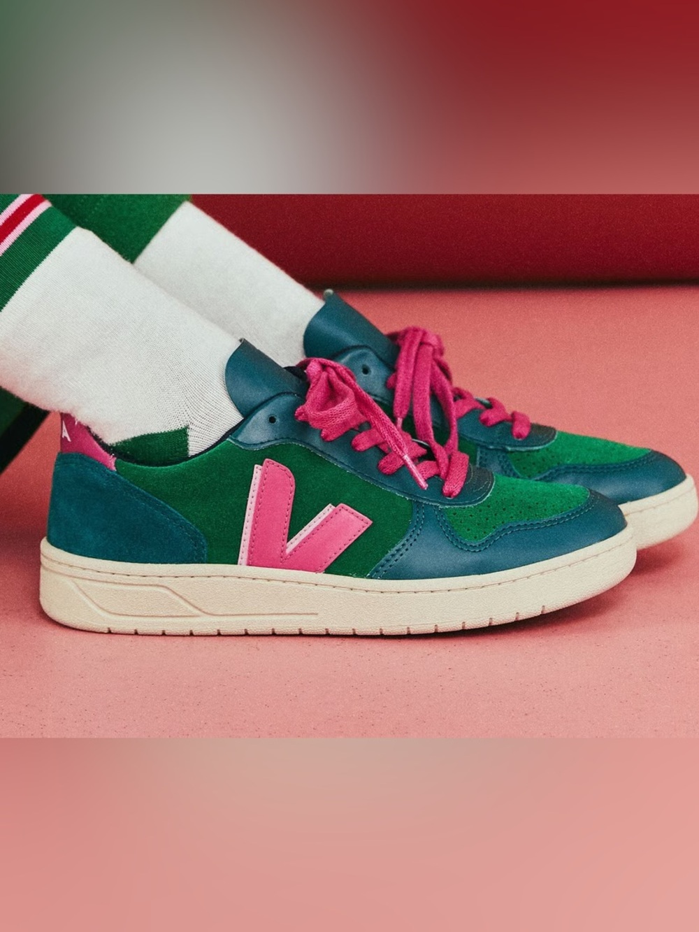 VEJA x MAKE MY LEMONADE V-10 Sneakers